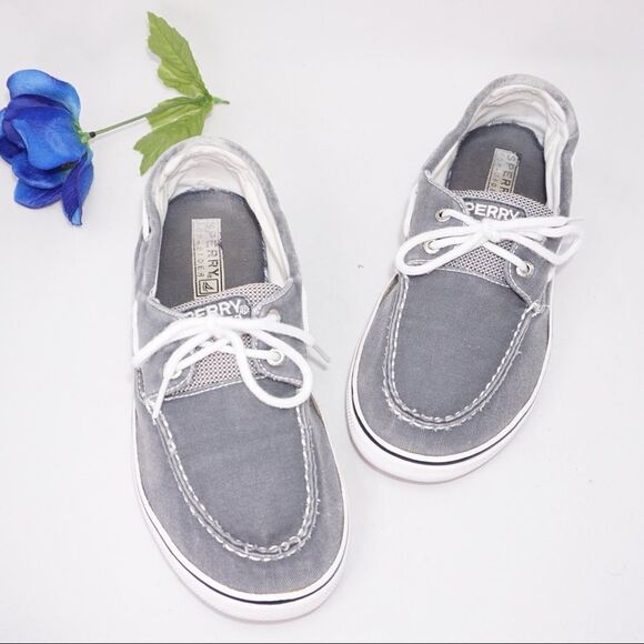 Sperry light blue Halyard Sneakers, Size 37 - Picture 1 of 6